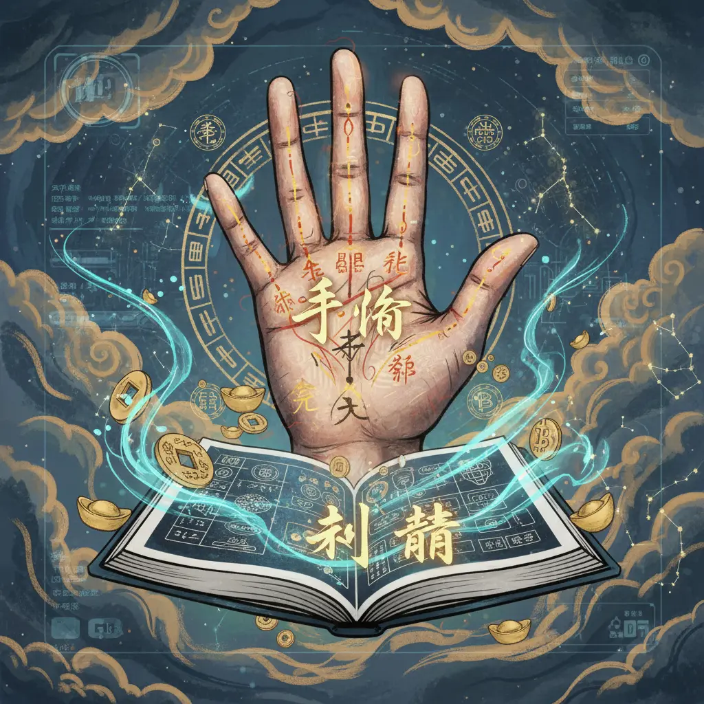 八字斷財富 - 手相