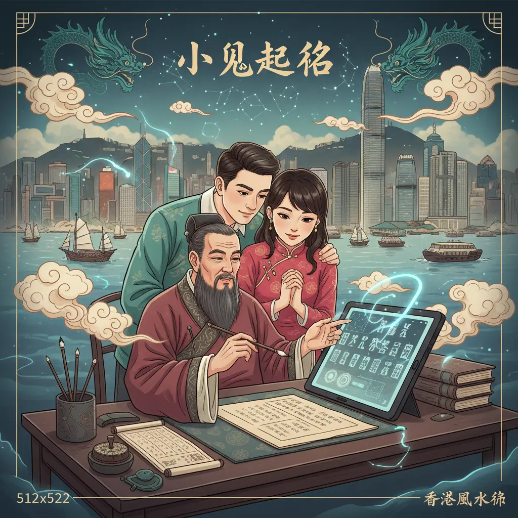 香港風水師 - 小兒起名