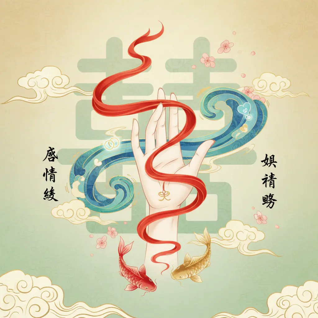 婚姻運勢 - 感情線