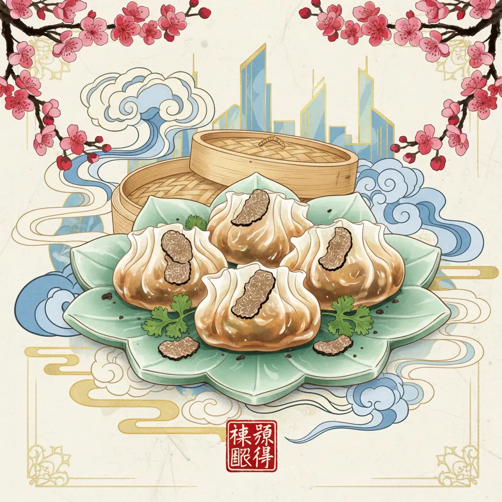 陳師傅 - 黑松露鳳眼餃