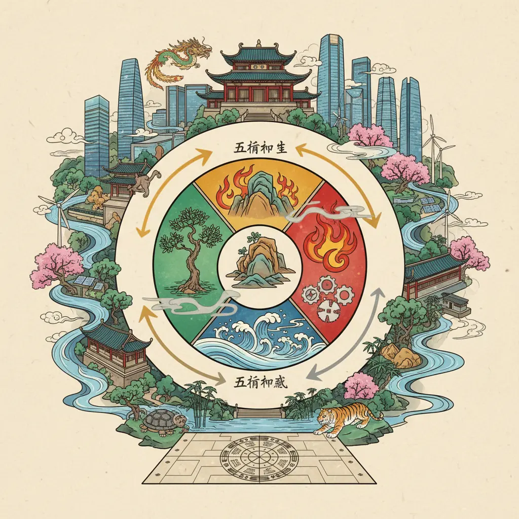 五行生剋 - 風水