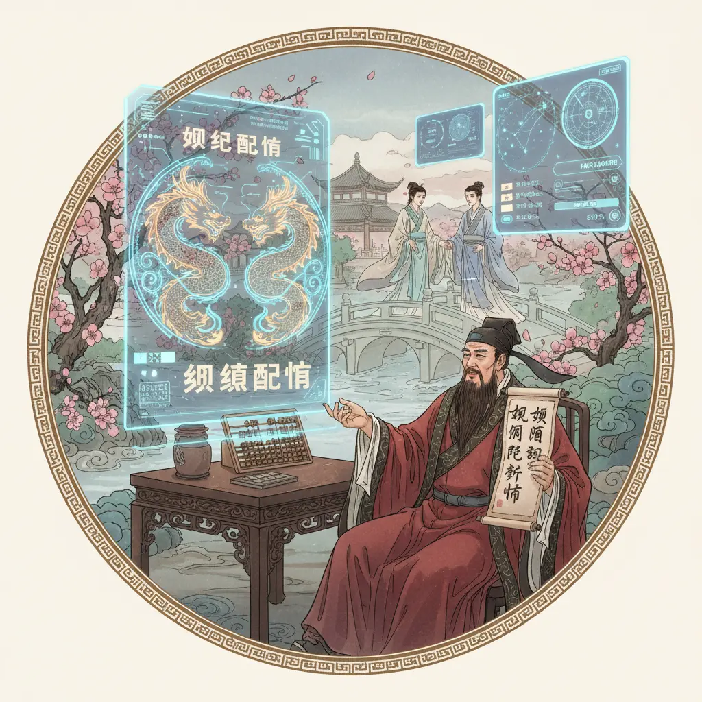 姻緣配對 - 婚姻配對算命
