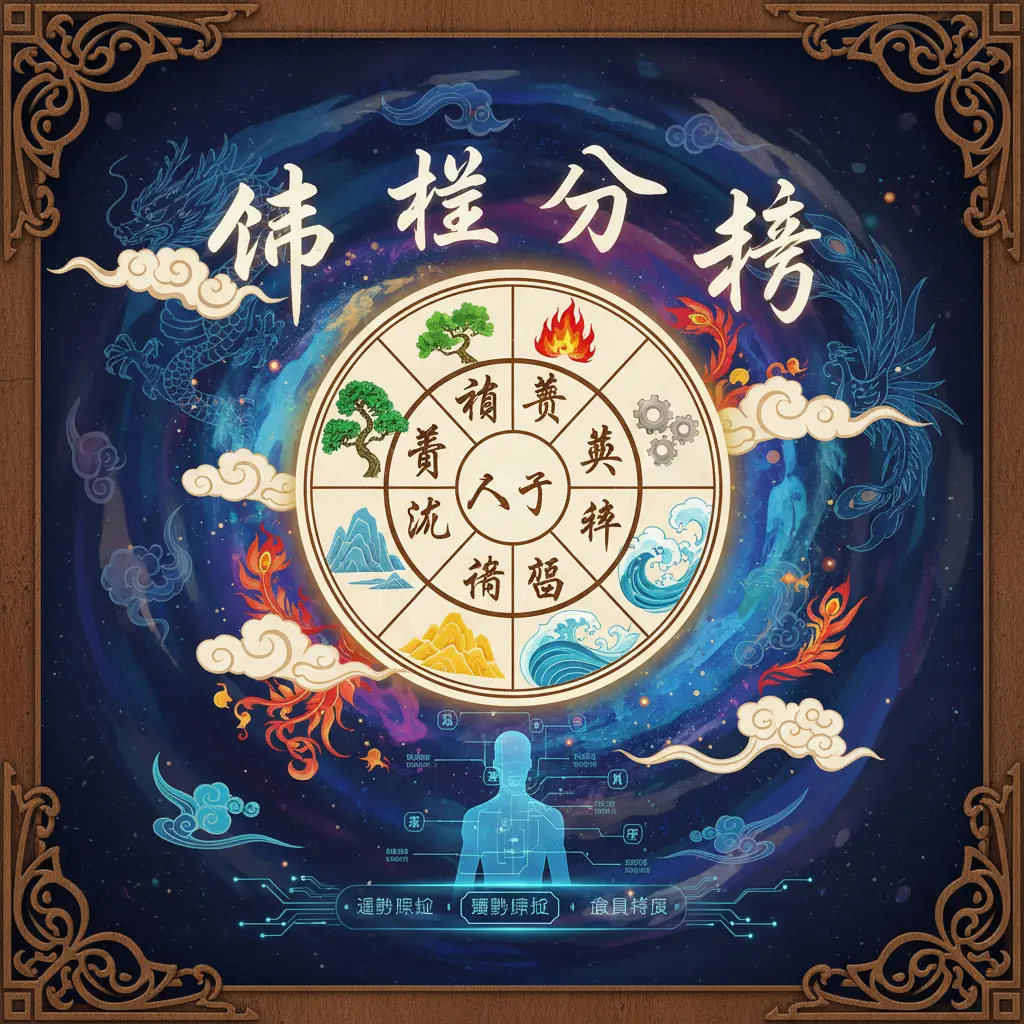 命格分析 - 八字命盤