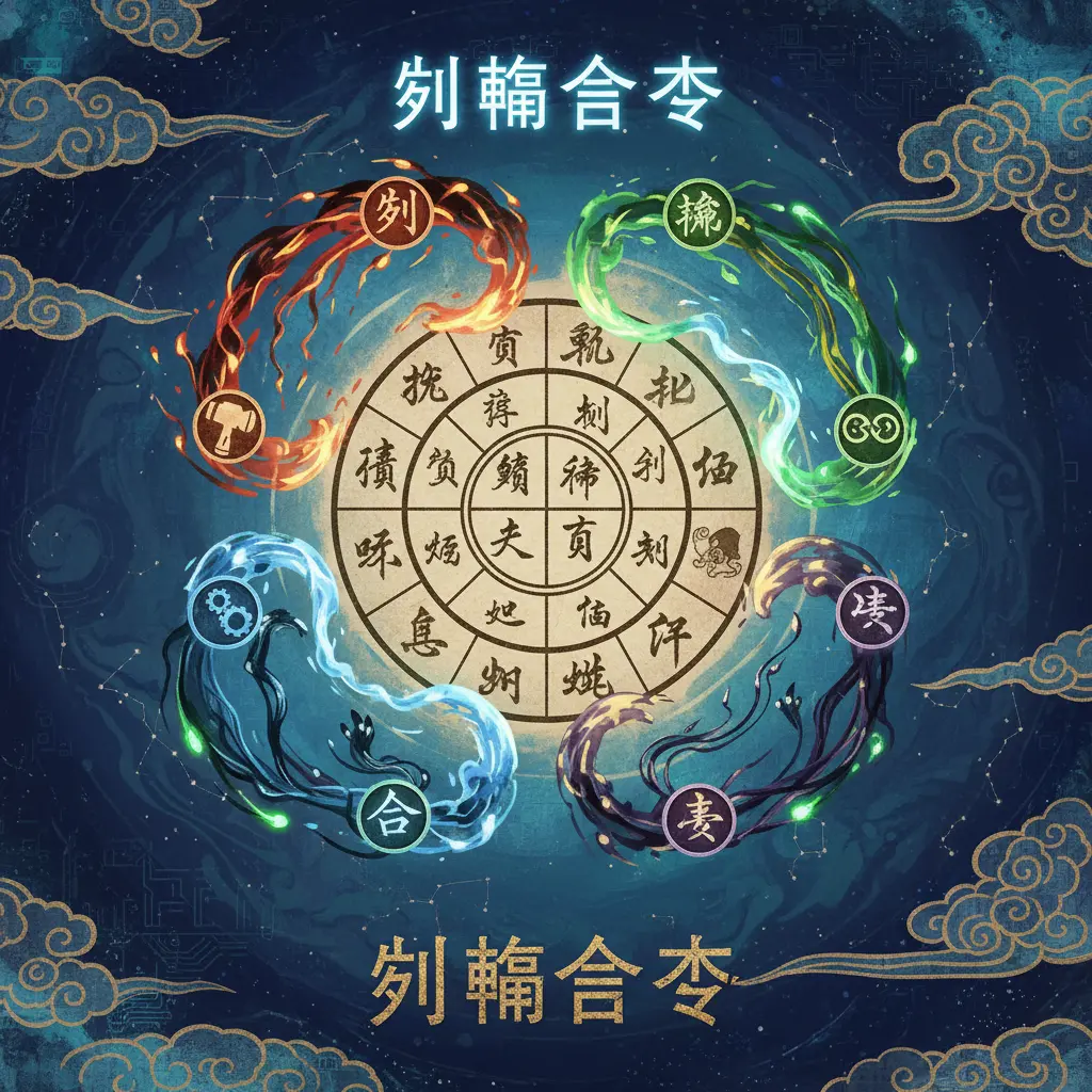 刑衝合害 - 地支