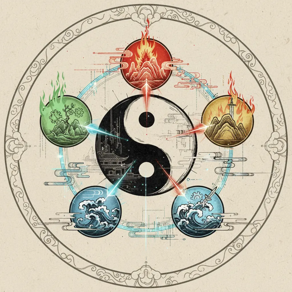 五行結構 - 陰陽