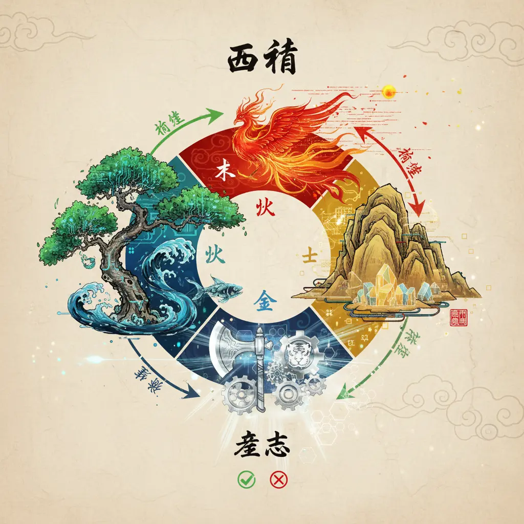 五行喜忌 - 五行