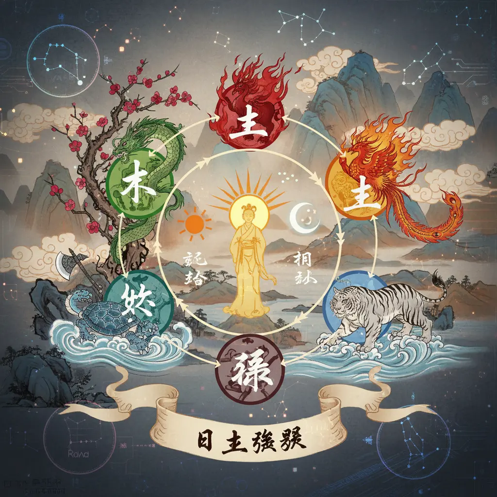 日主強弱 - 五行