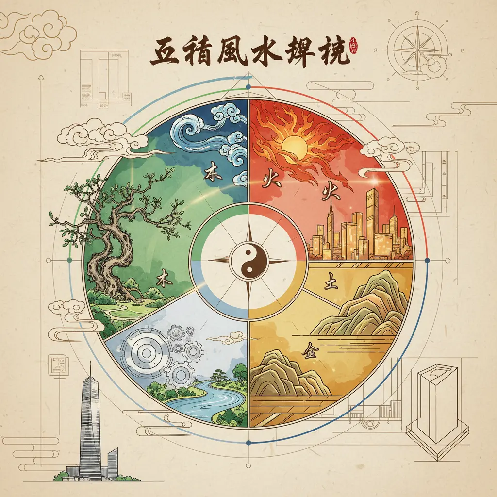 風水規劃 - 五行