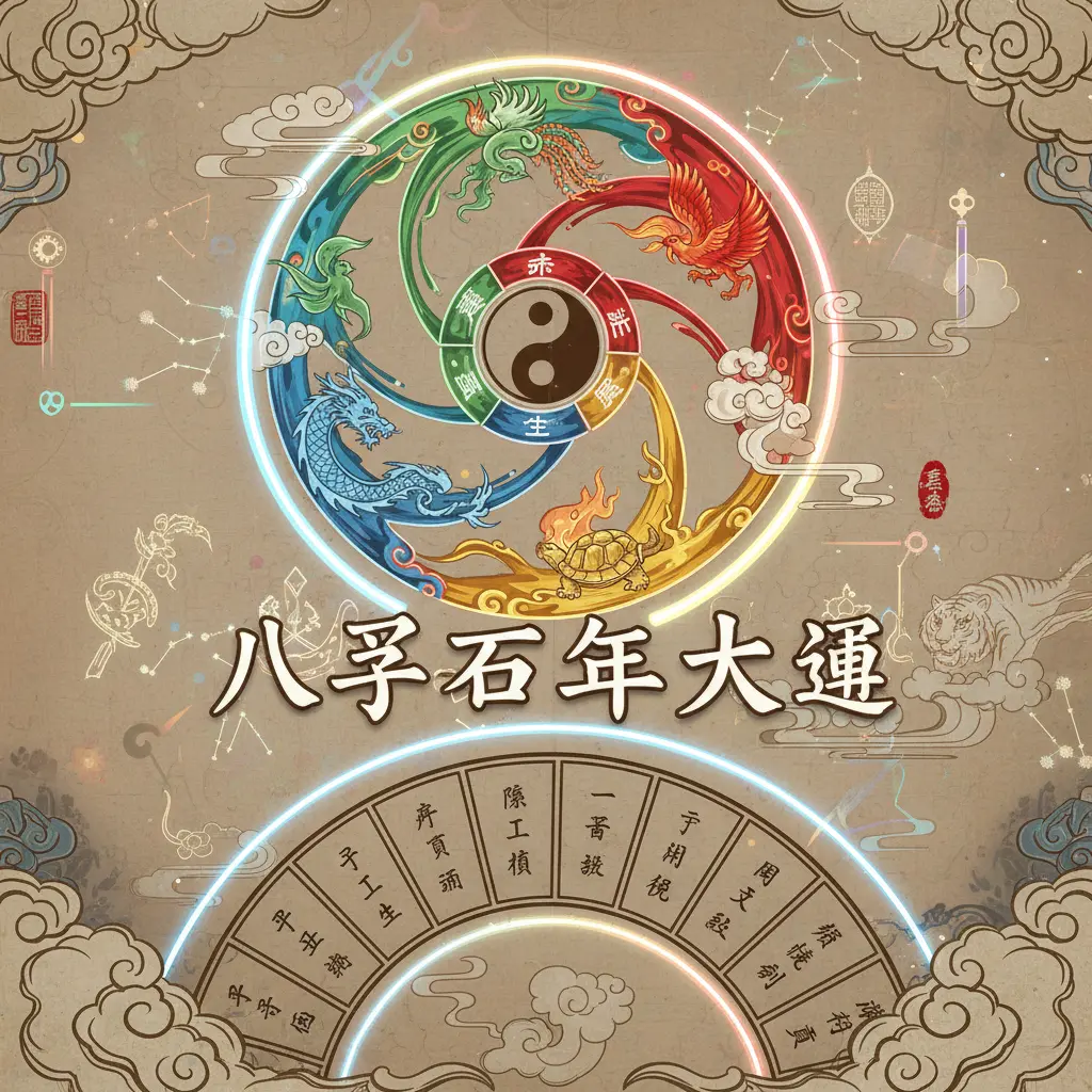 八字十年大運 - 五行