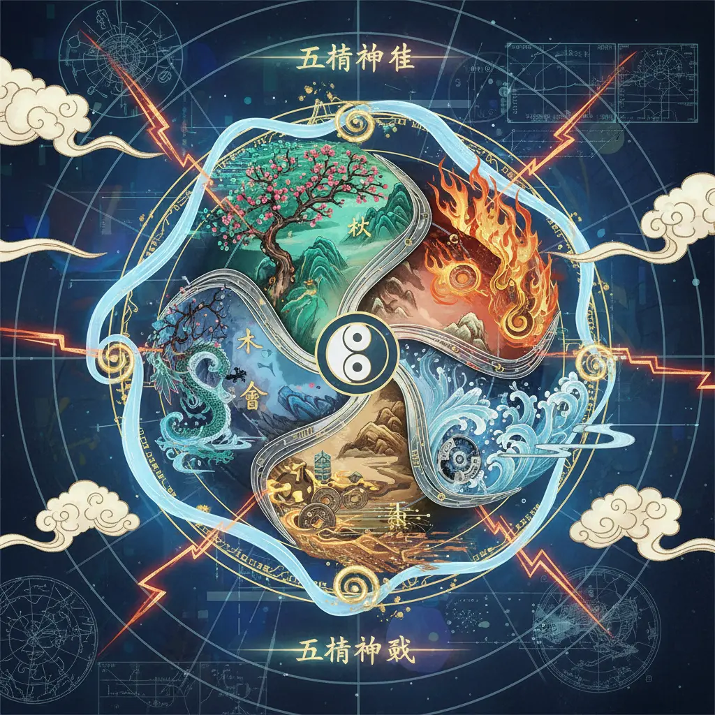 五行生剋 - 五行