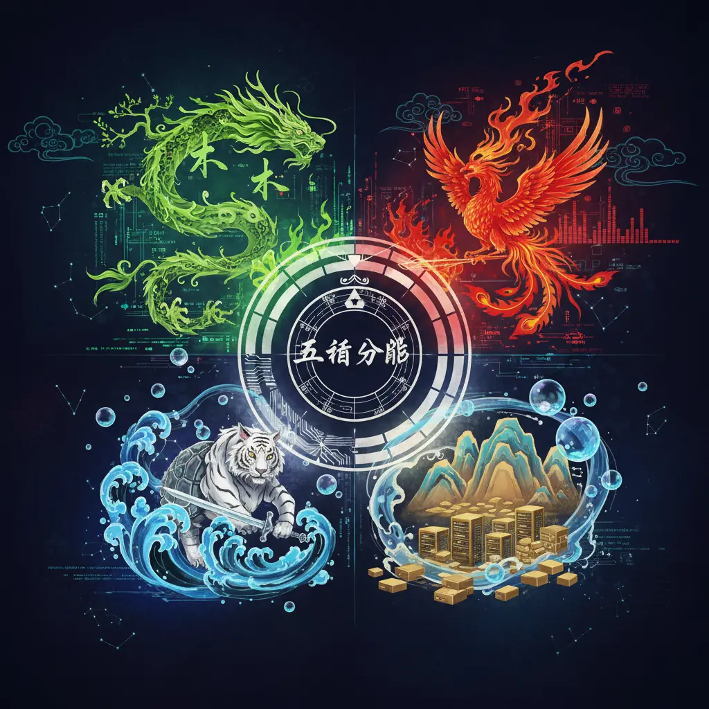 命盤五行分佈 - 五行