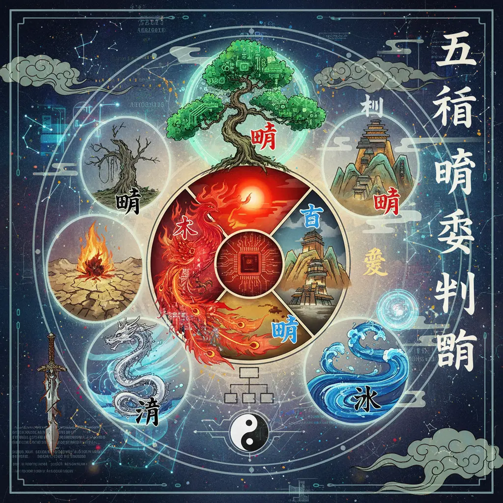 旺衰判斷 - 五行