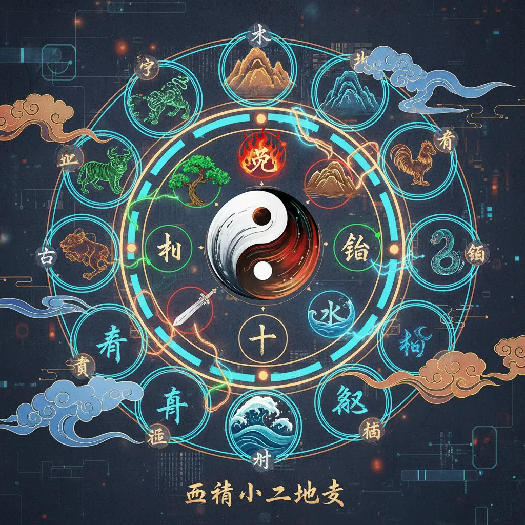 十二地支理論 - 五行