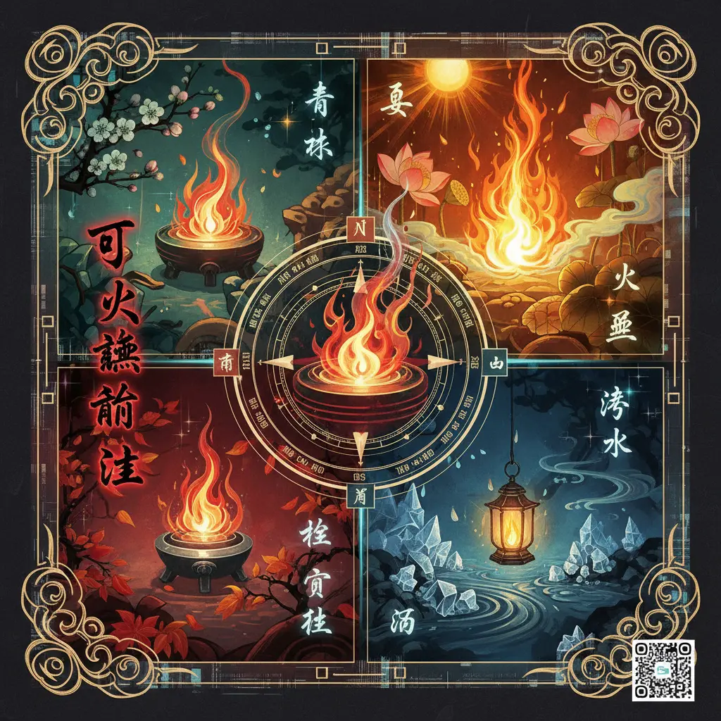 調候方位 - 丁火