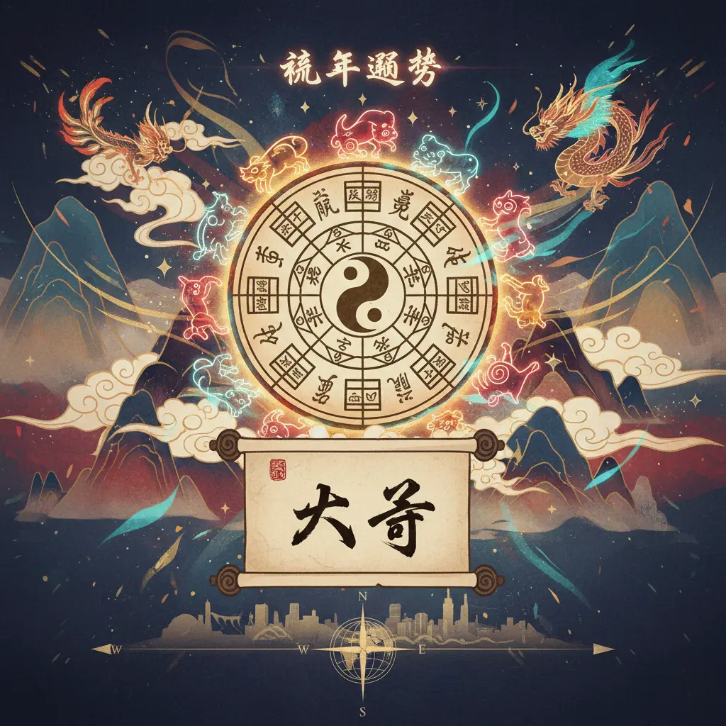 八字流年運勢 - 八字流年