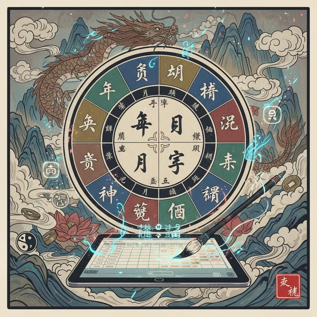 命盤排盤 - 八字算命