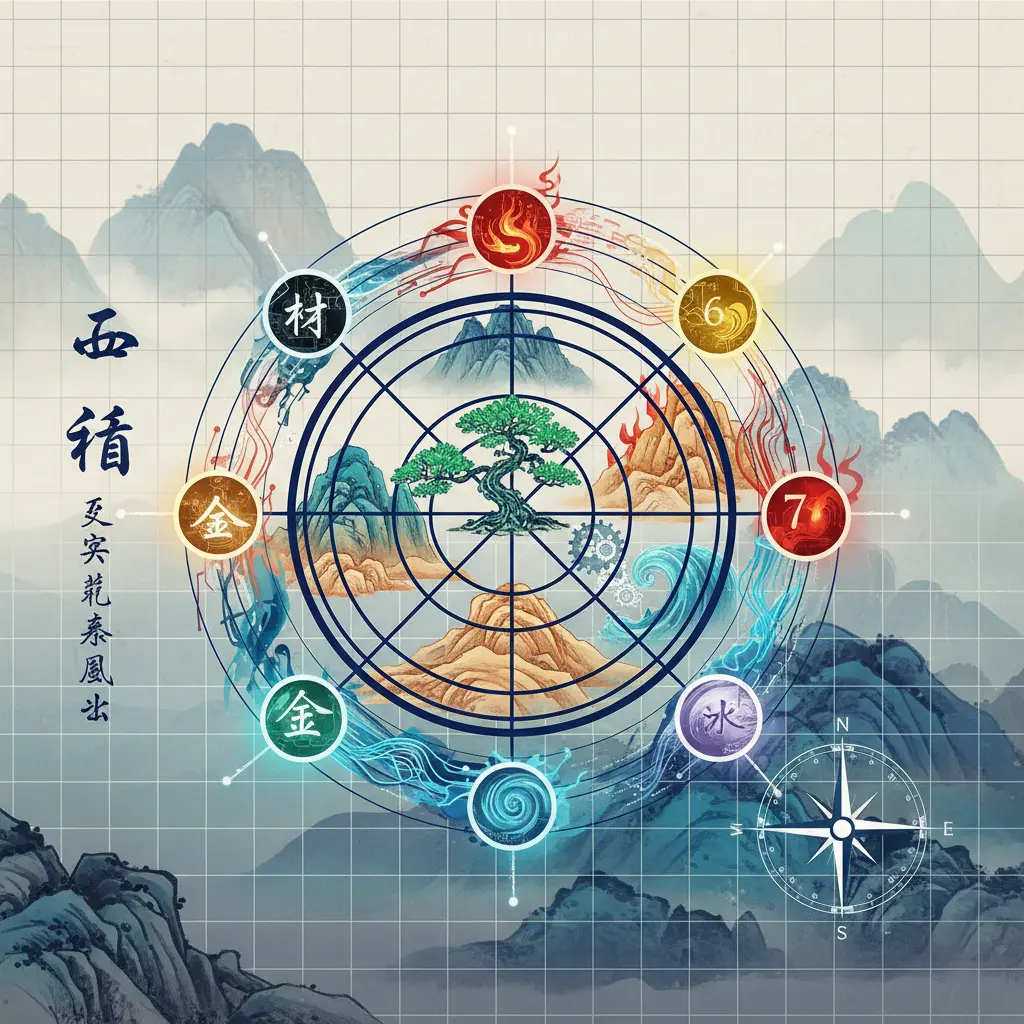 玄空飛星風水 - 五行