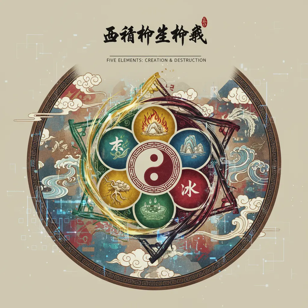 五行相生相剋 - 五行相生相剋