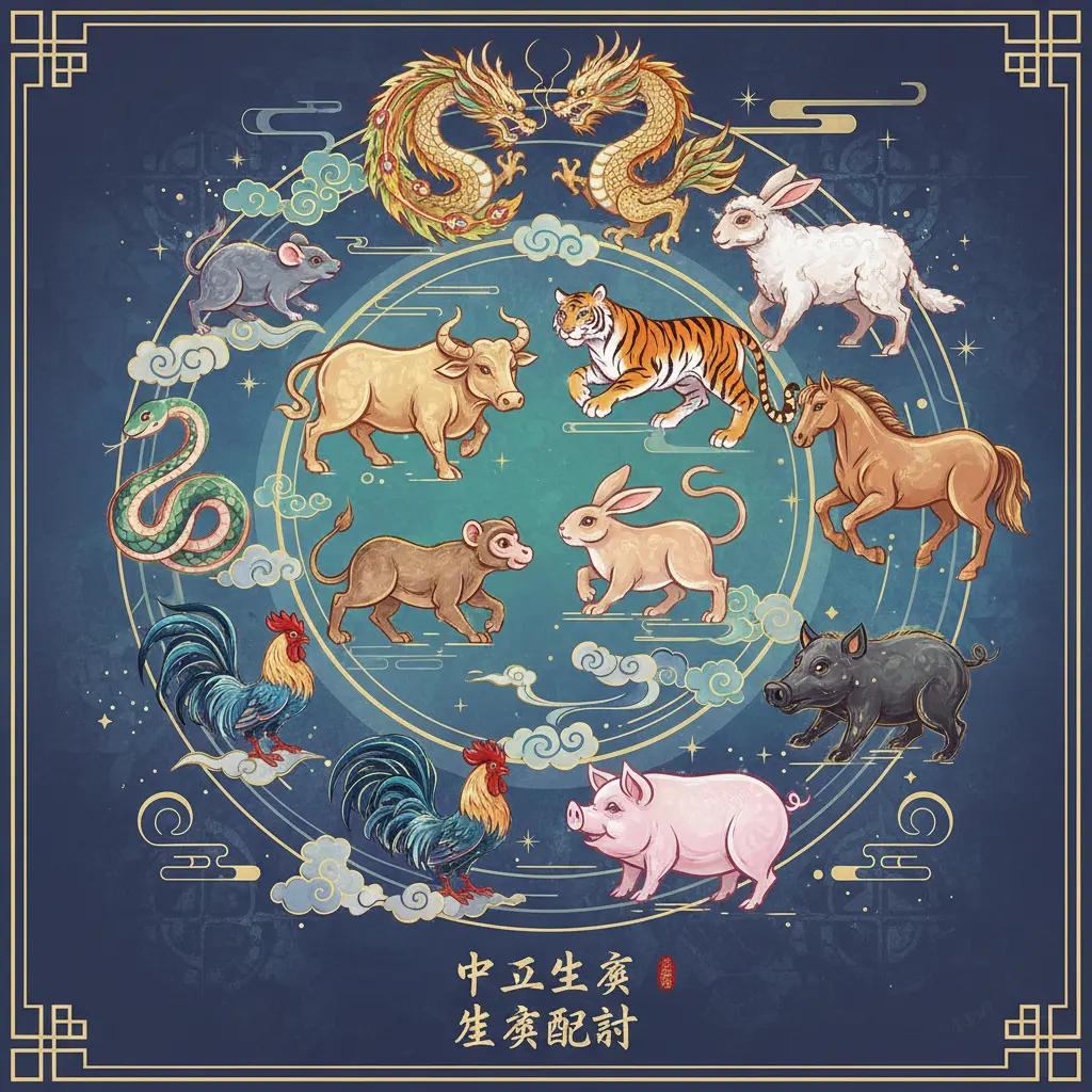 生肖配對 - 12生肖