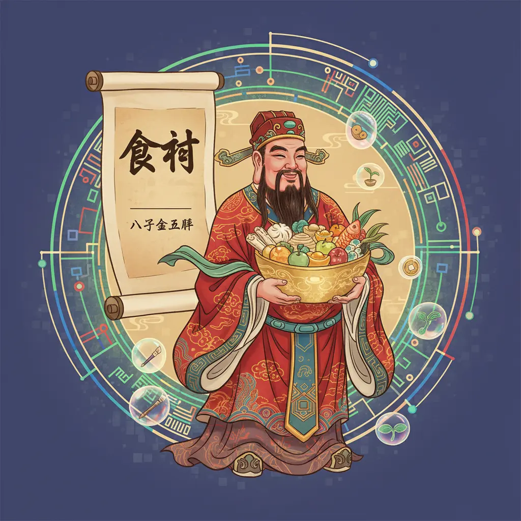 八字金玉賦 - 食神