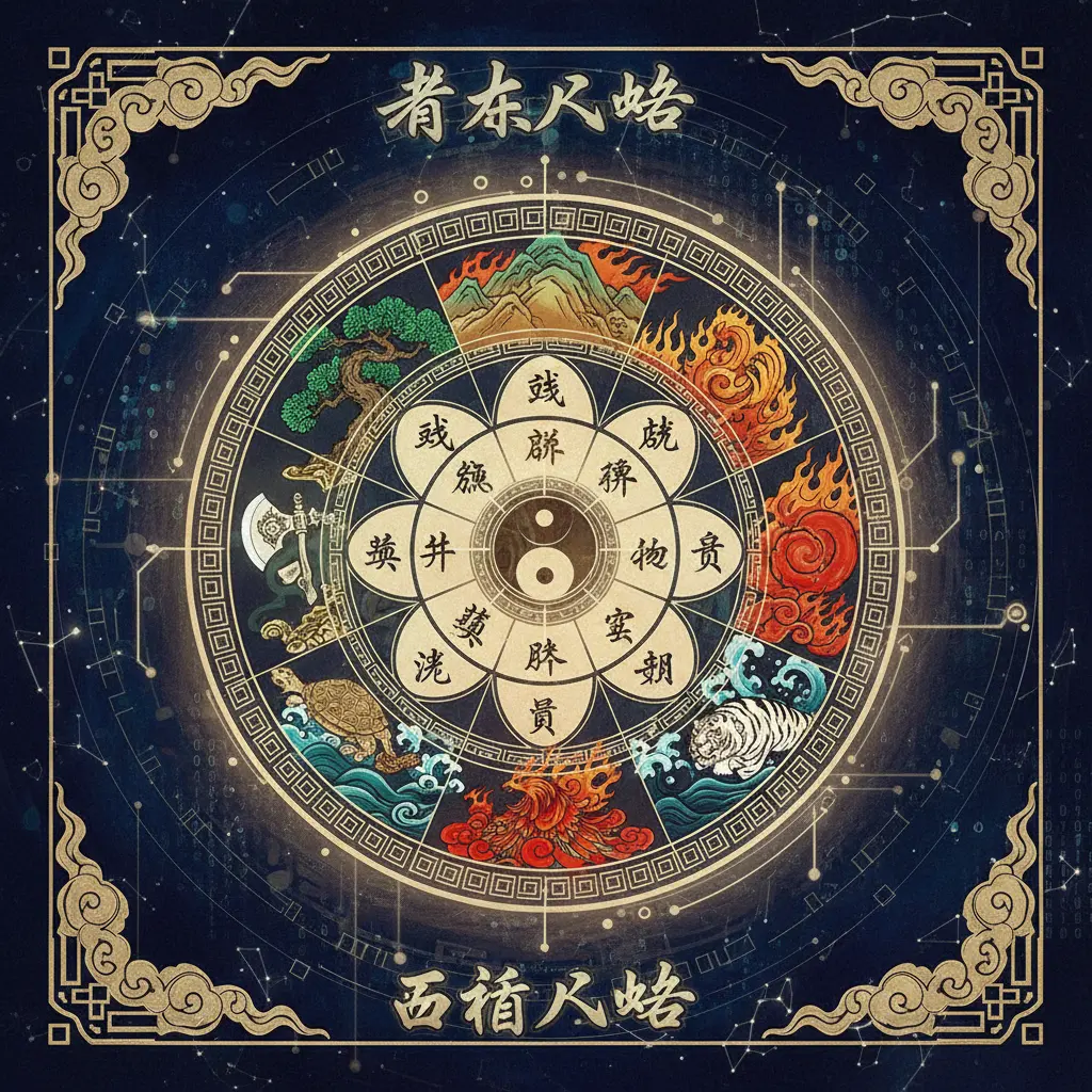 五行八卦 - 先天八卦