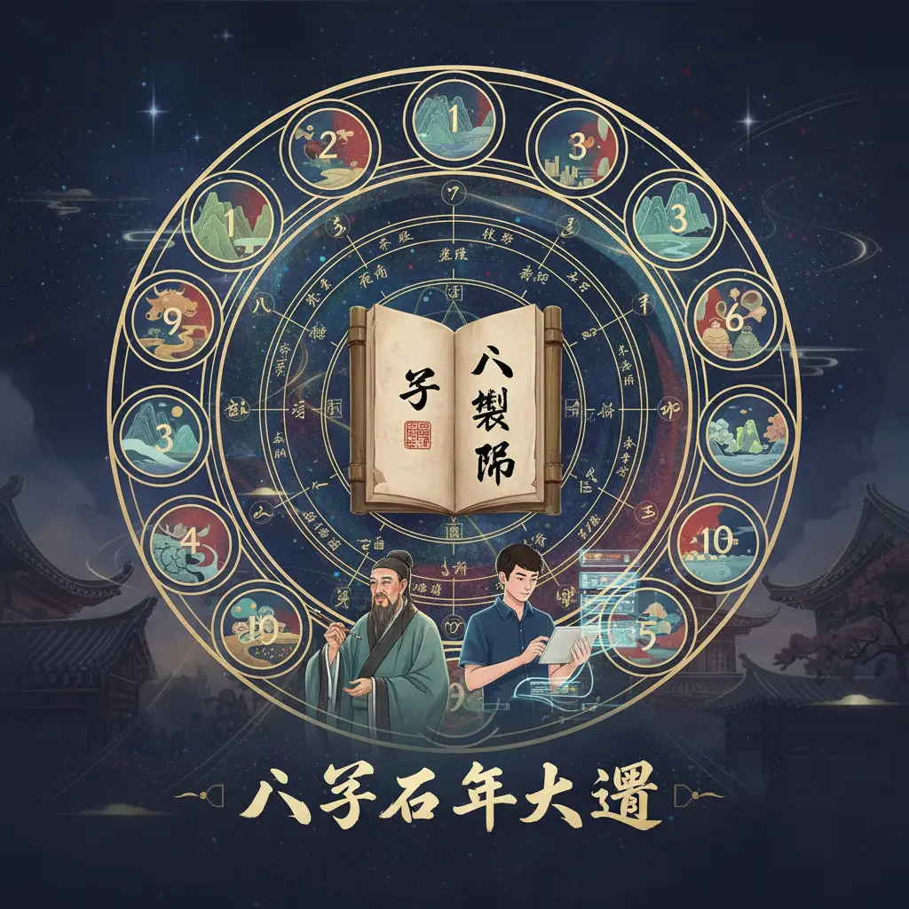 八字十年大運 - 八字測人品