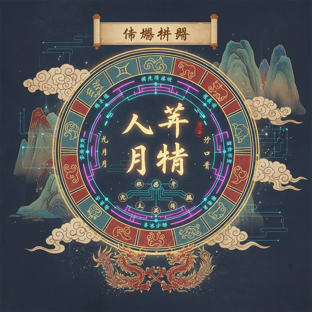 命盤排盤 - 八字命盤
