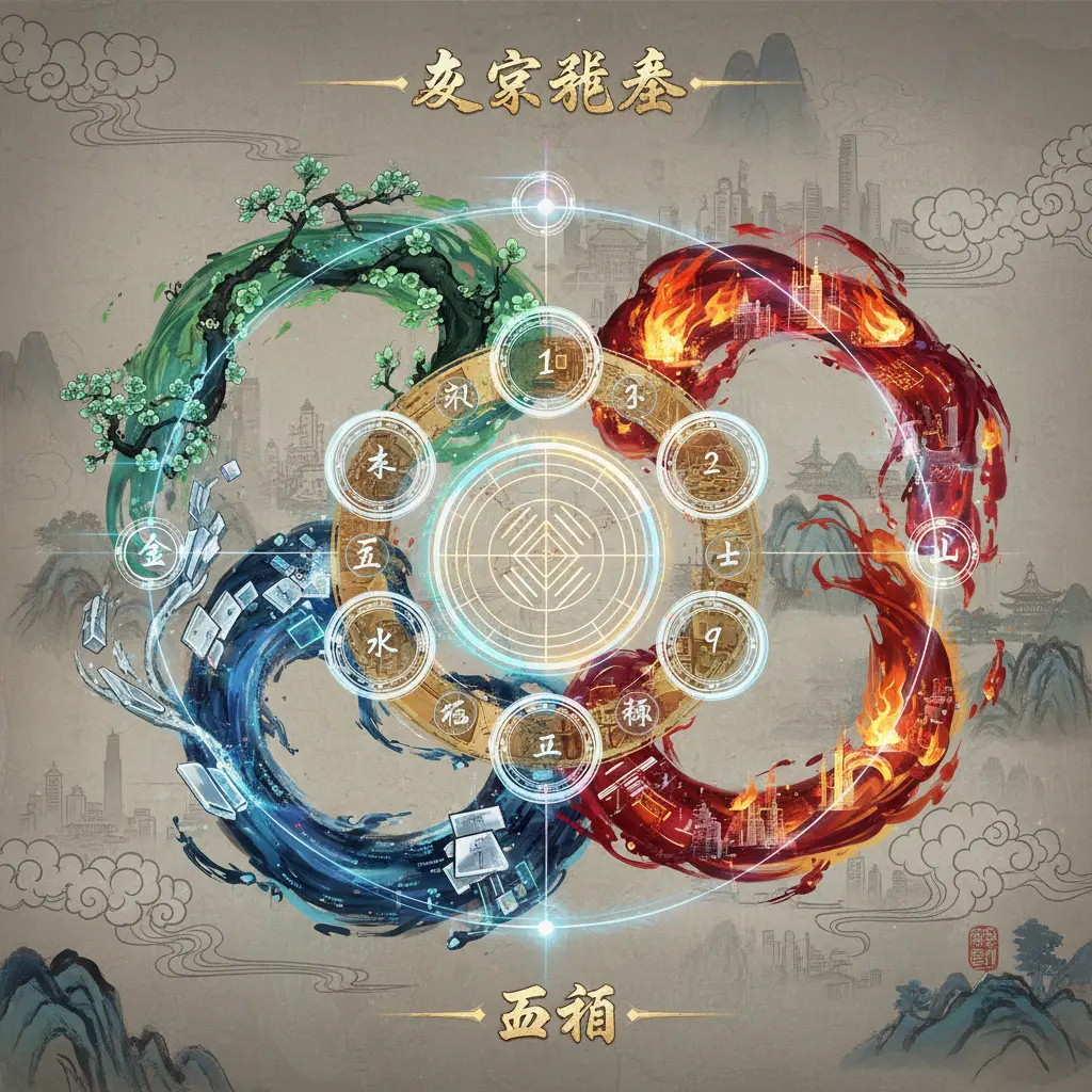 玄空飛星 - 五行