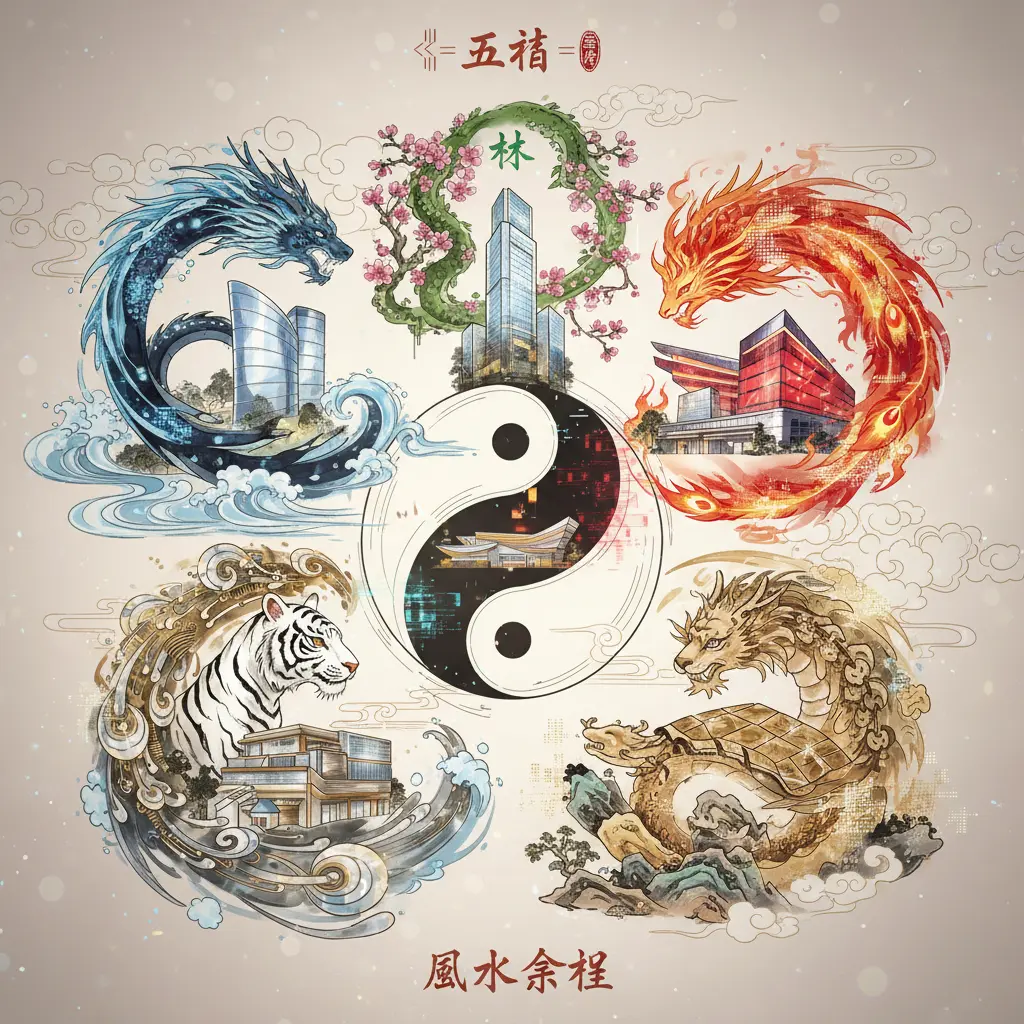 風水案例 - 五行