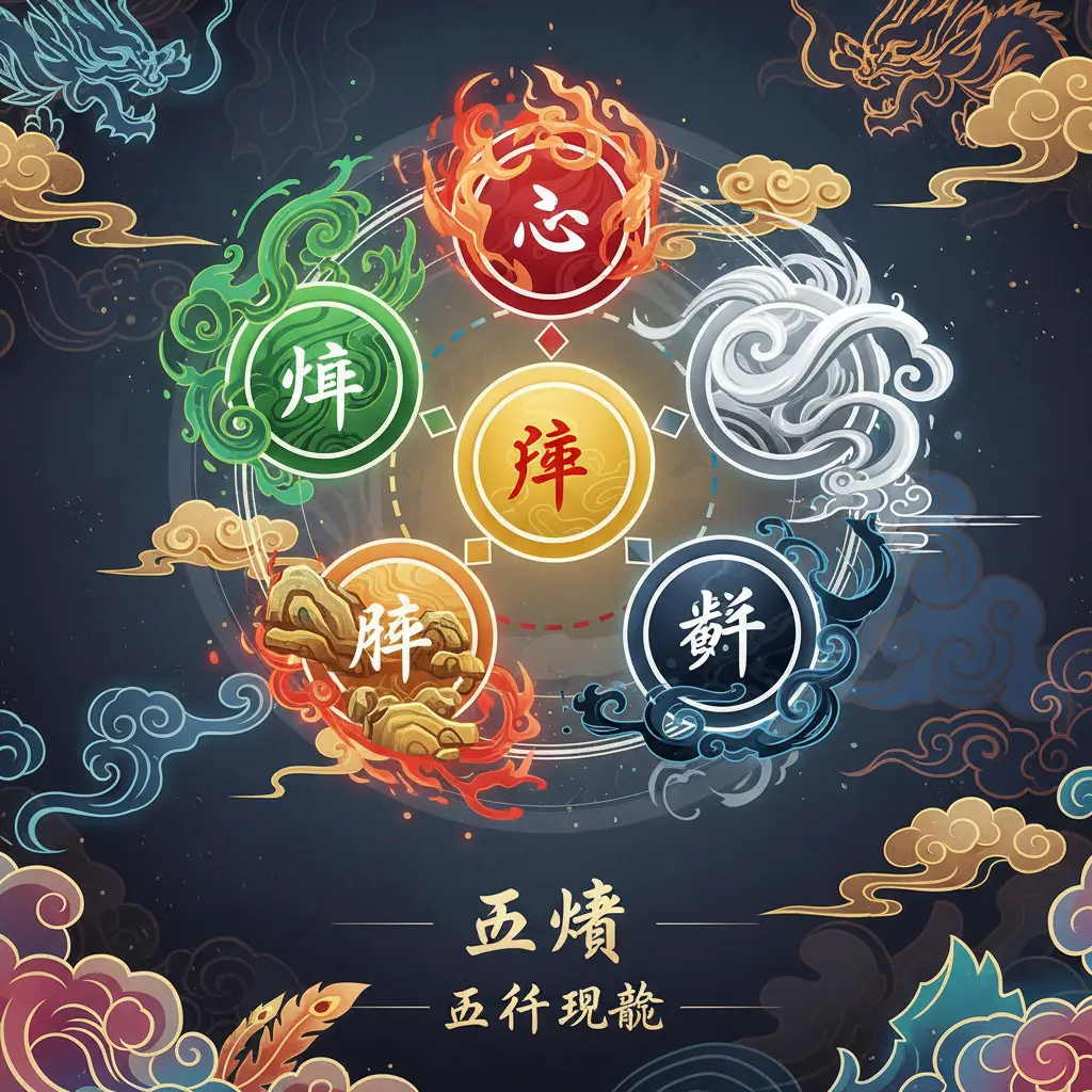 五行理論 - 五臟