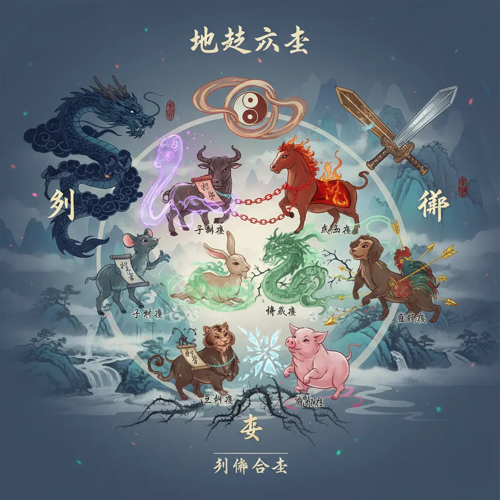 刑衝合害 - 地支六害