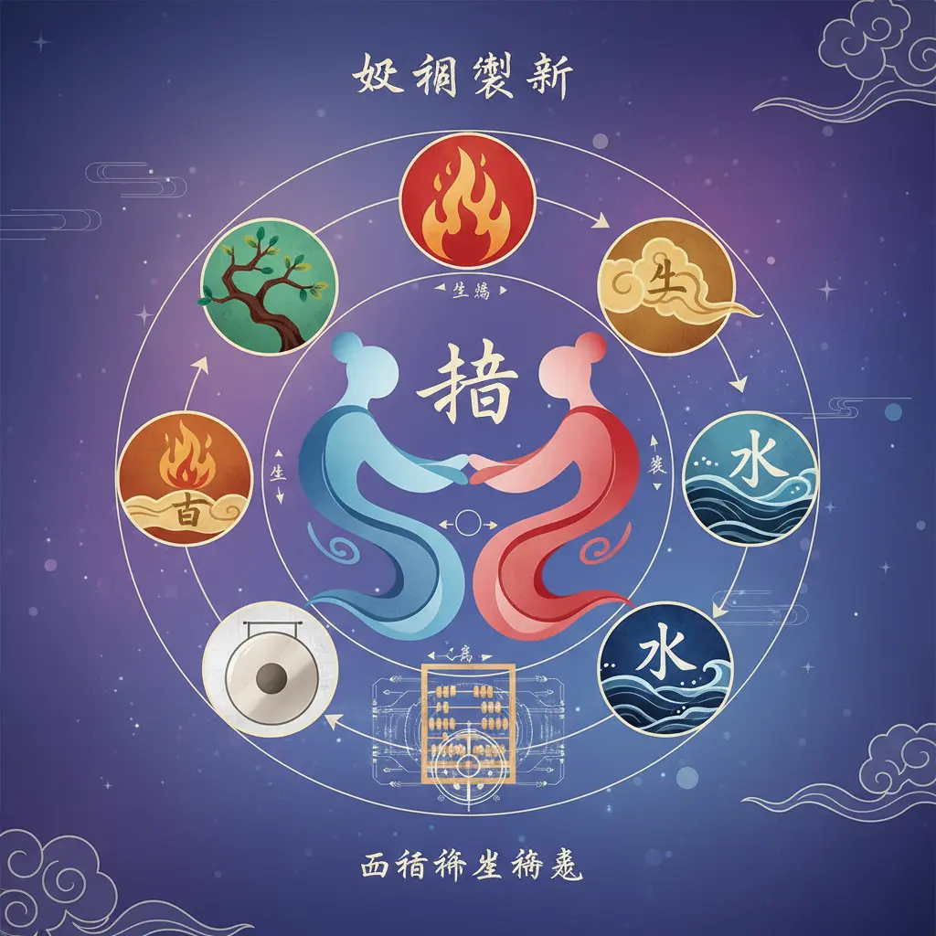 婚姻測算 - 五行