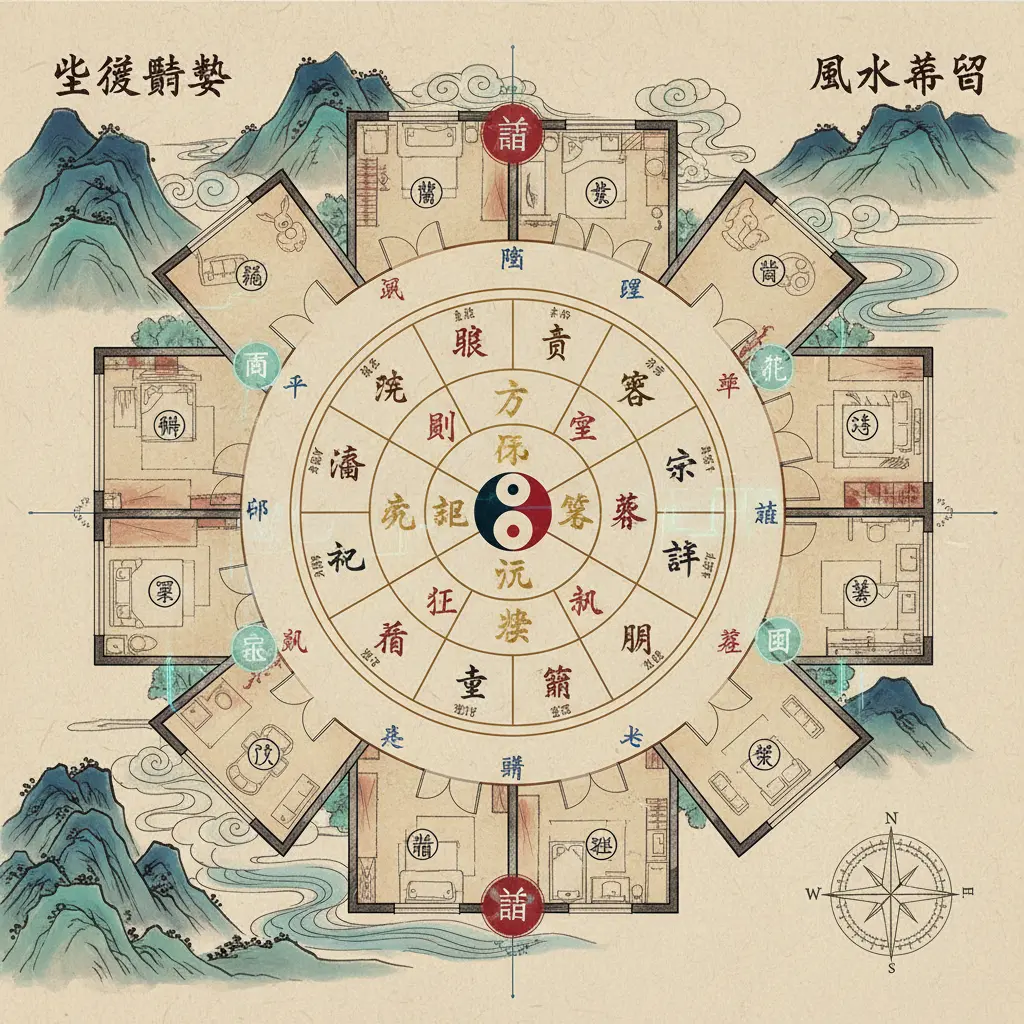 風水草圖 - 紫微鬥數