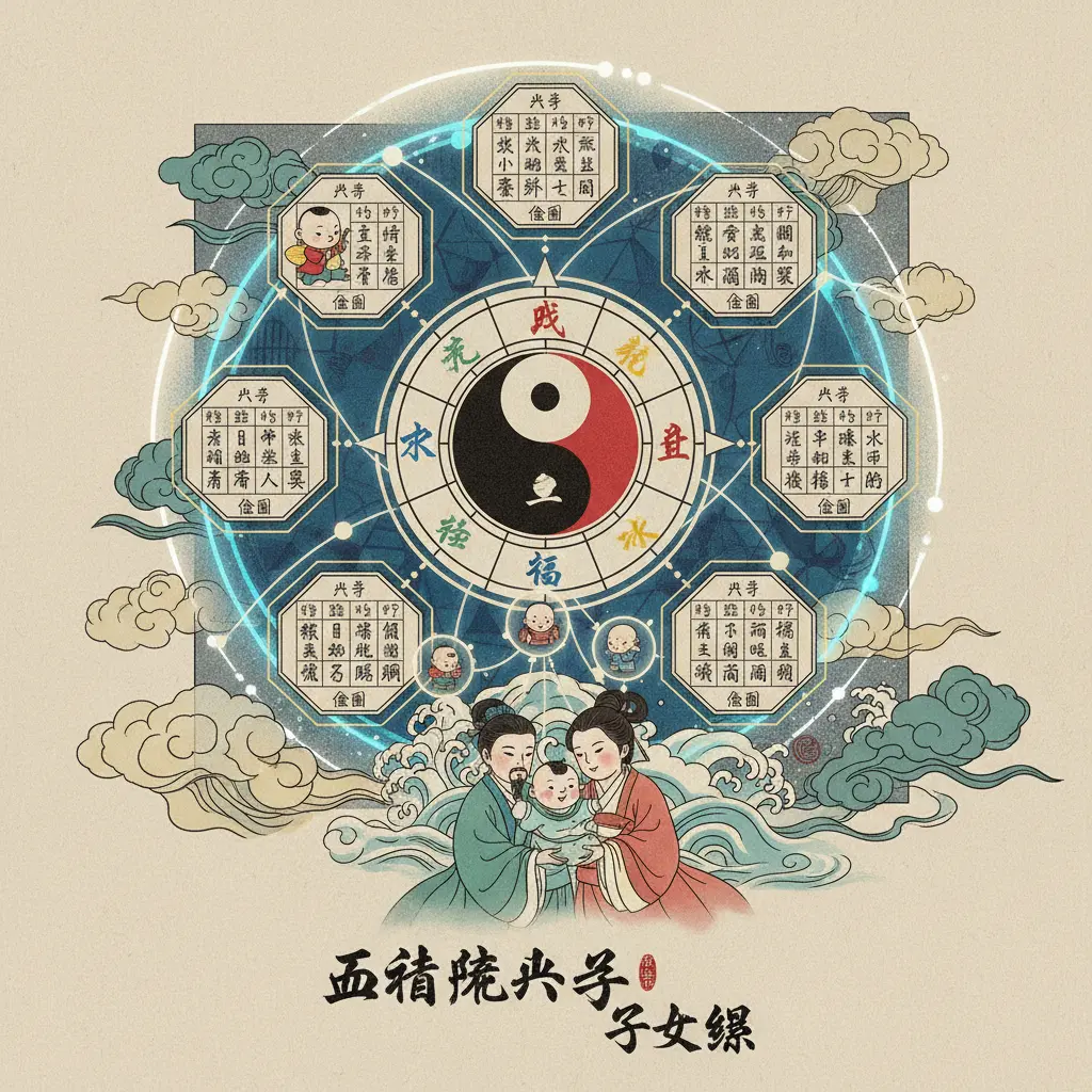 子女緣 - 五行派八字