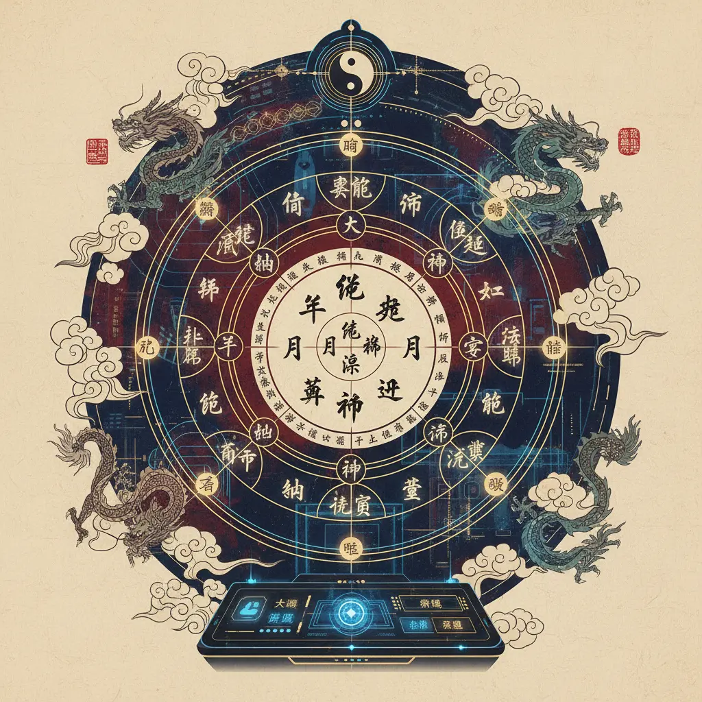 命盤排盤 - 八字排盤