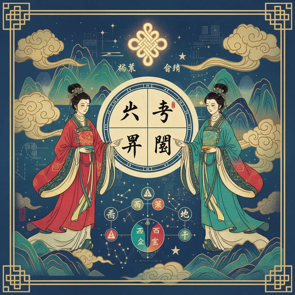 合婚 - 八字排盤