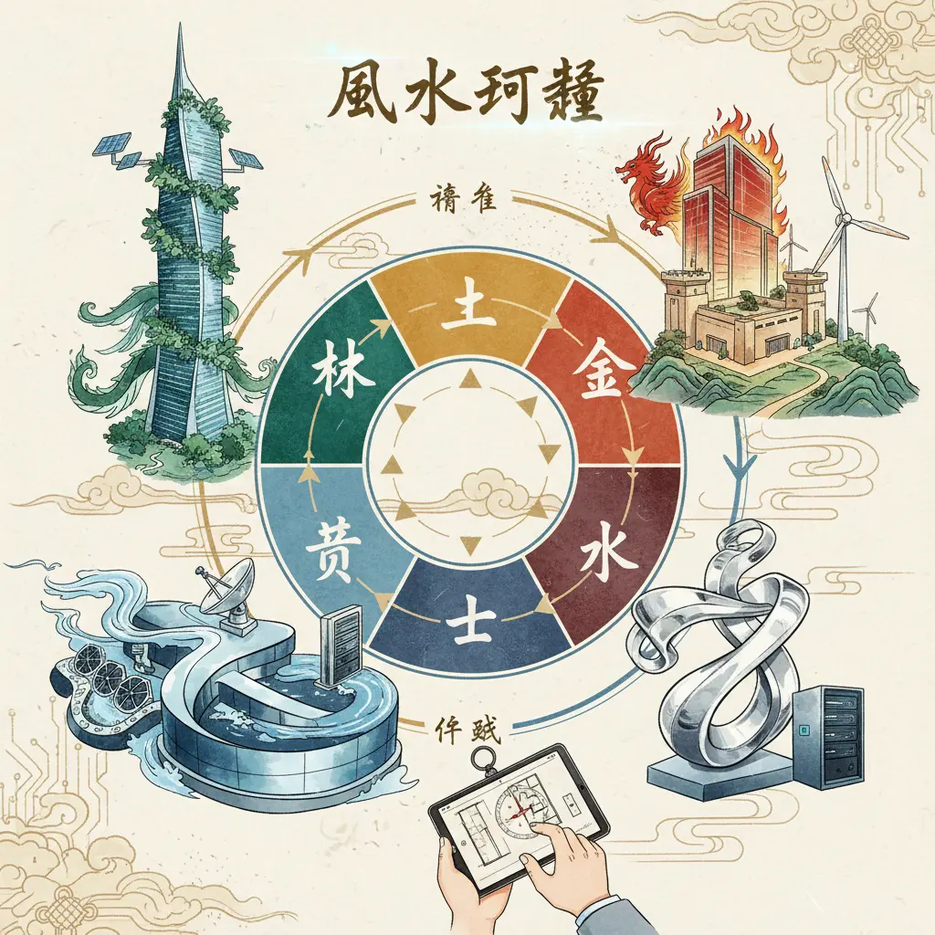 風水調整 - 五行