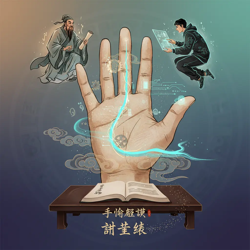 手相解讀 - 智慧線