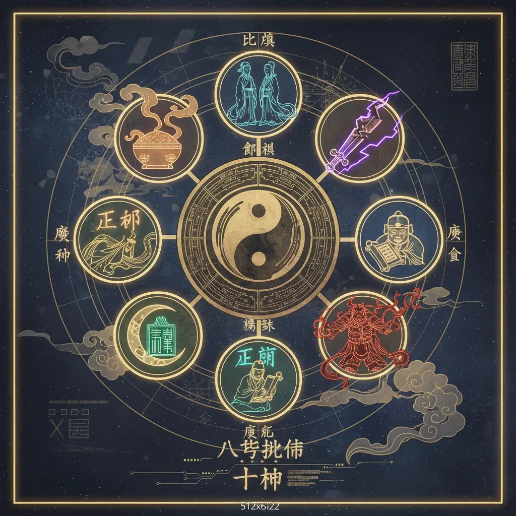 八字批命 - 十神