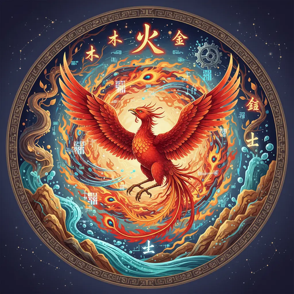 五行 - 朱雀