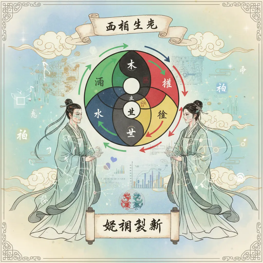 婚姻測算 - 五行生剋