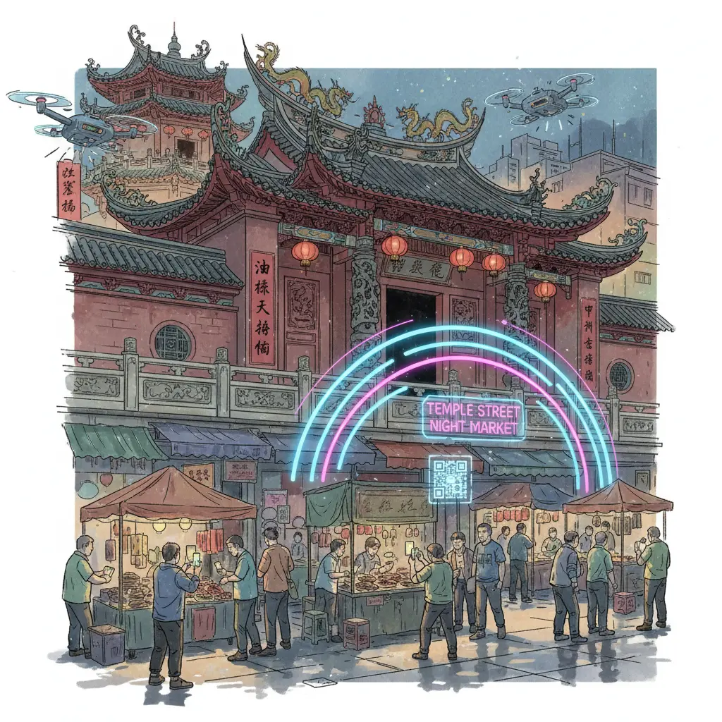 廟街 - 油麻地天后廟