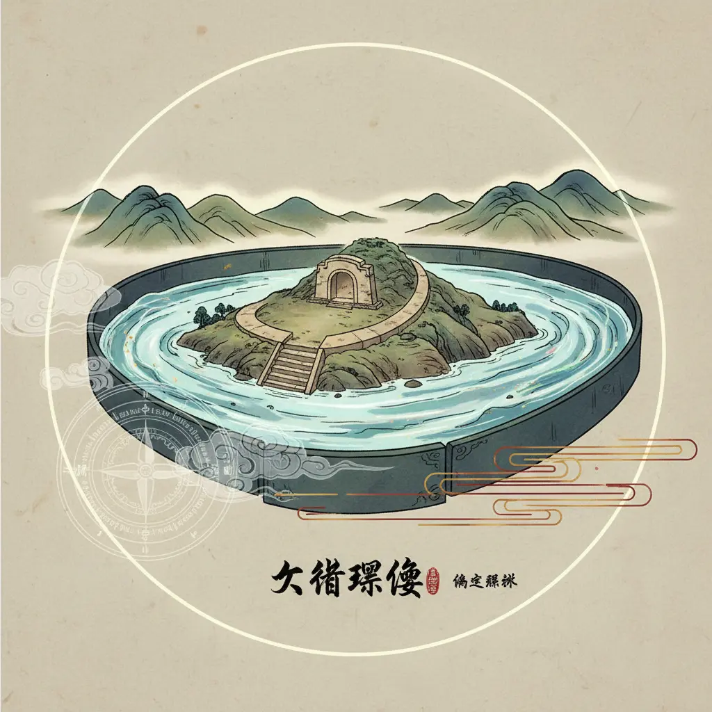 陰宅風水 - 玉帶環腰