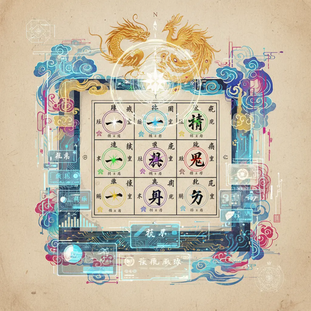 流年風水 - 九宮飛星圖