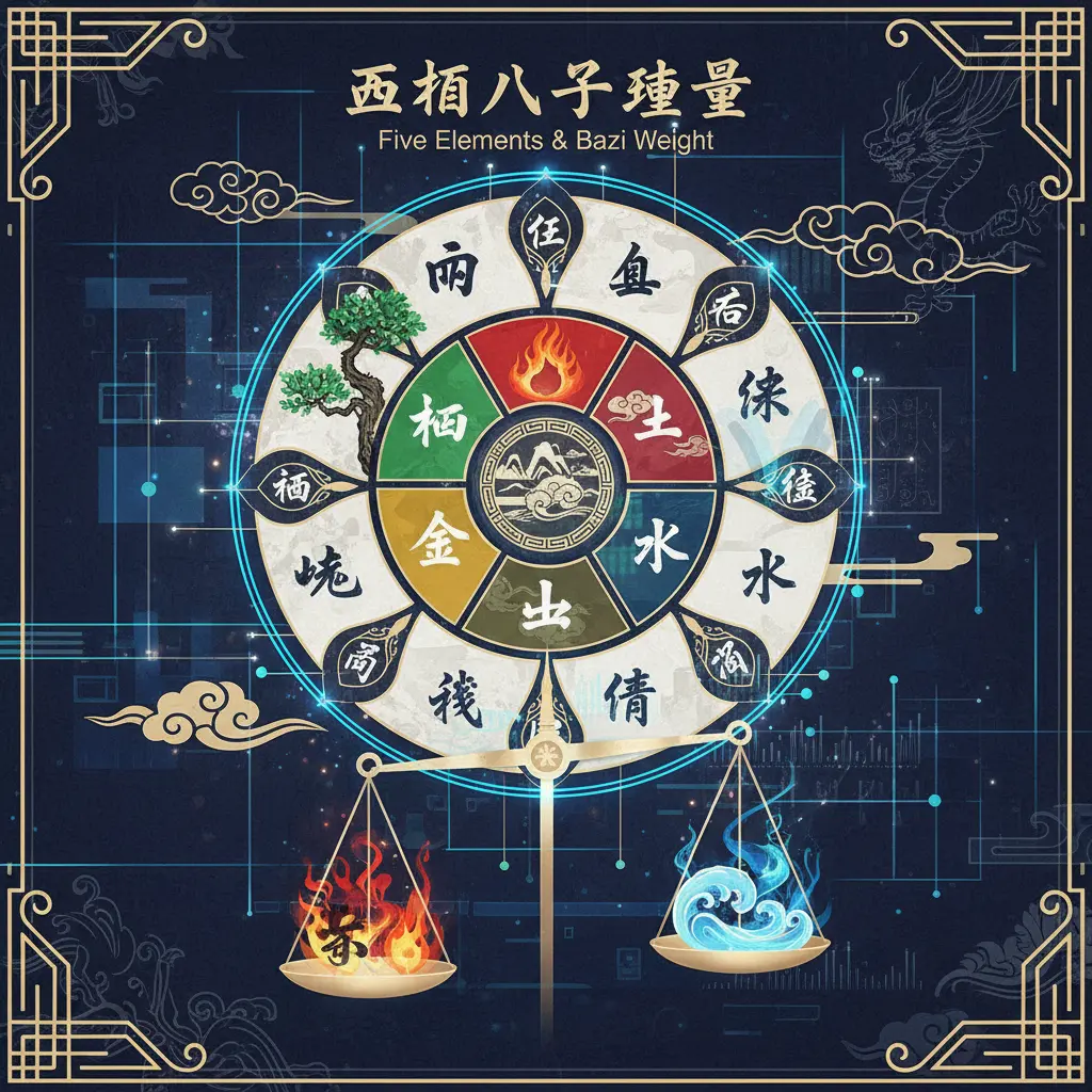 八字重量 - 五行