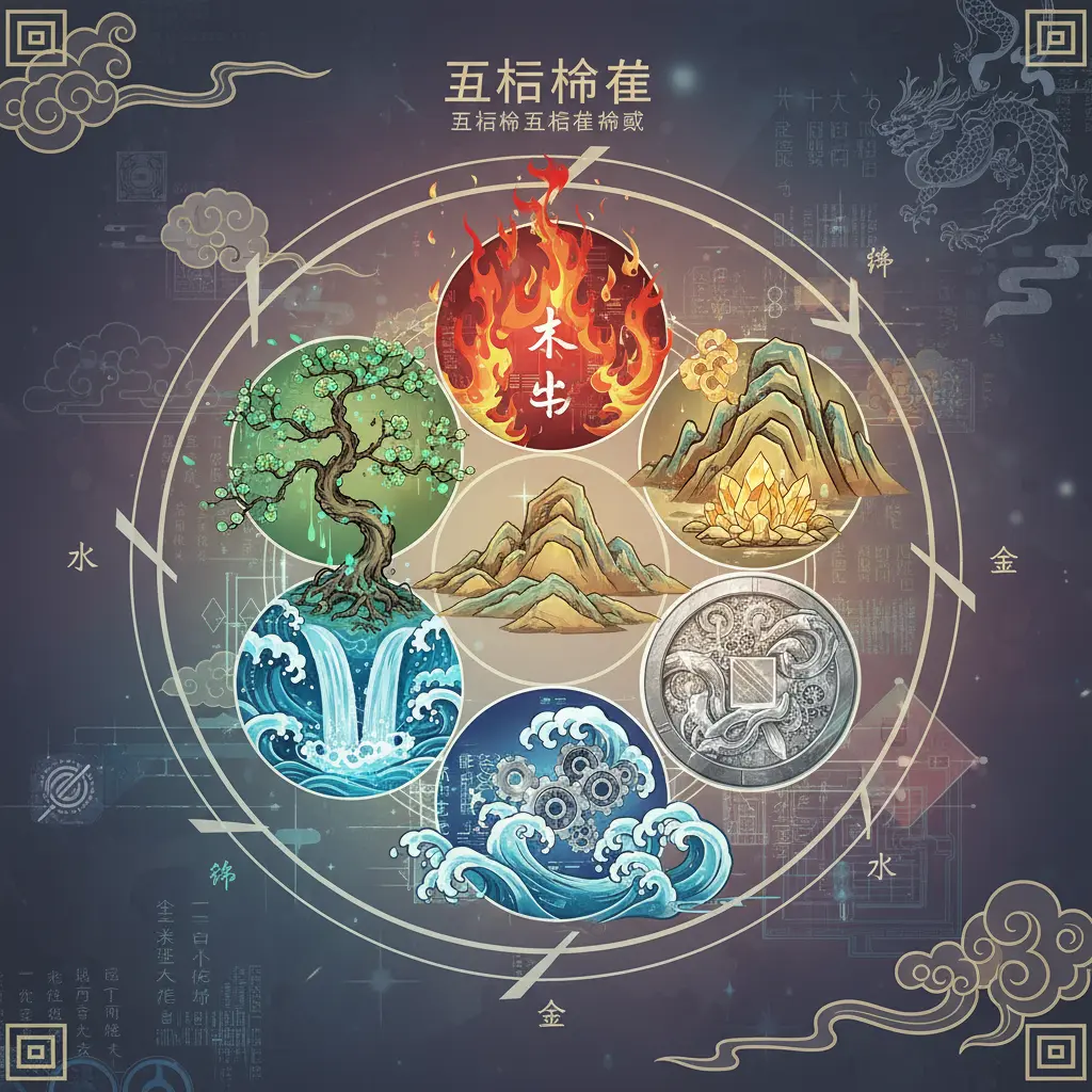 五行相生相剋 - 五行相生