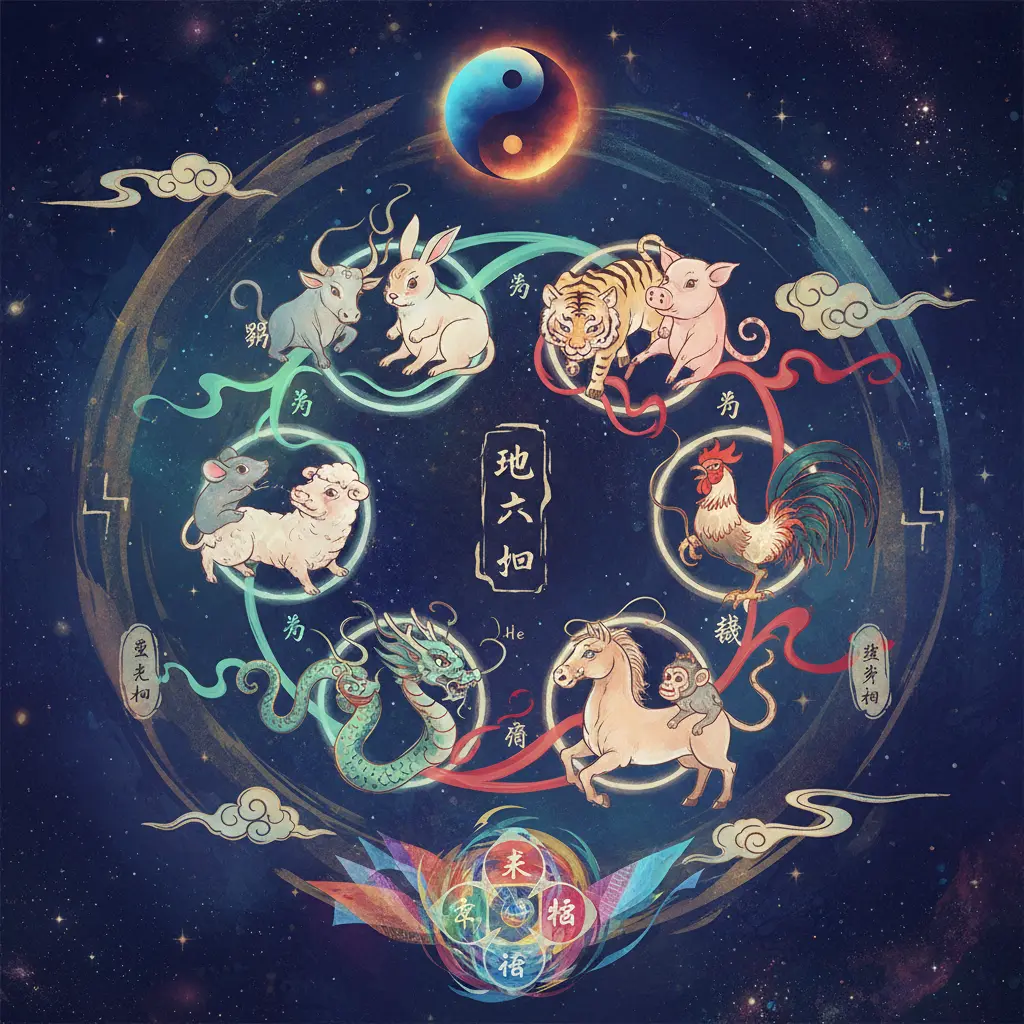 生克合 - 地支六合