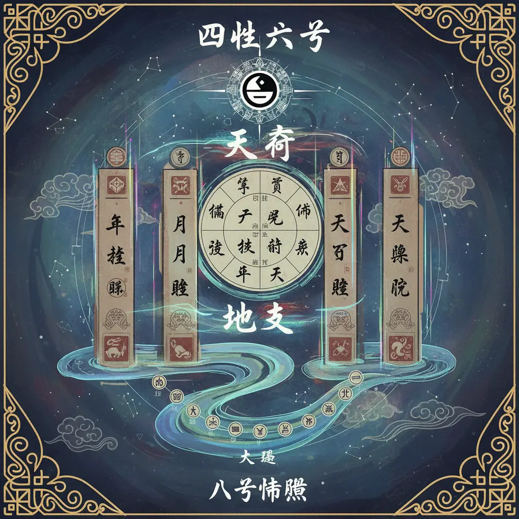 四柱八字 - 八字命盤