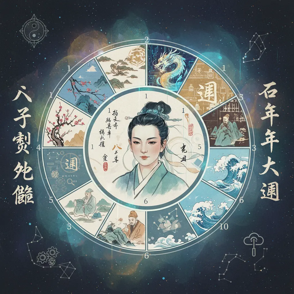 八字十年大運 - 八字測外貌