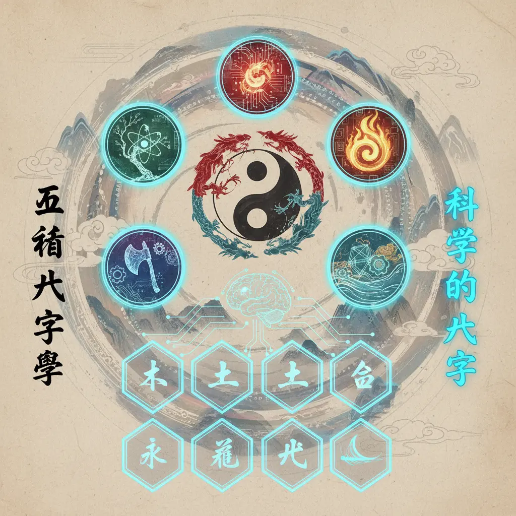 科學的八字 - 五行八字學